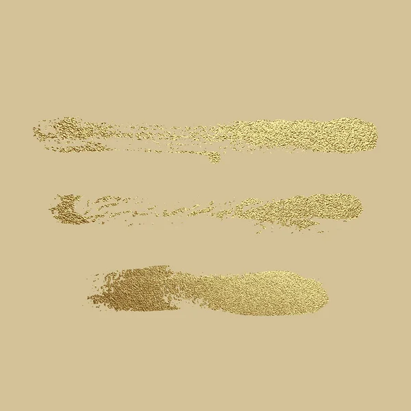 Pintura vectorial dorada. Ilustración de arte texturizado brillante oro abstracto . — Vector de stock