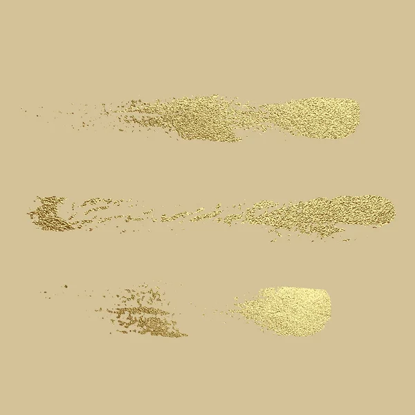 Pintura vectorial dorada. Ilustración de arte texturizado brillante oro abstracto . — Archivo Imágenes Vectoriales