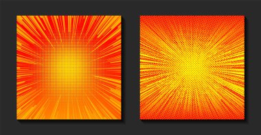 Turuncu noktalı resim Paz. vektör çizim.