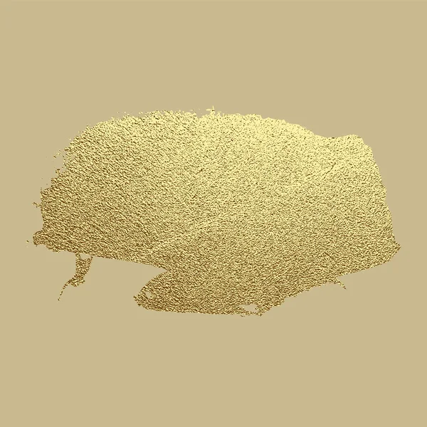 Pintura vectorial dorada. Ilustración de arte texturizado brillante oro abstracto . — Archivo Imágenes Vectoriales