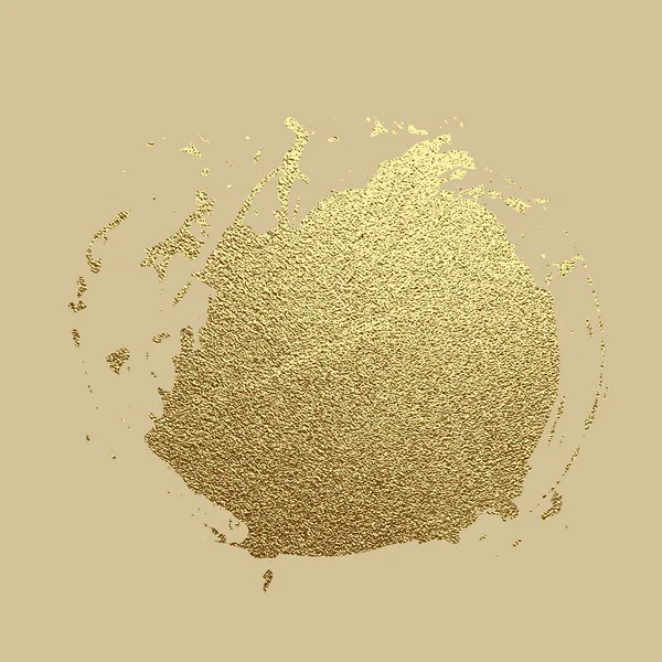 Μολυβιά από χρυσή μπογιά. Αφηρημένη χρυσή λαμπερή υφή τέχνης εικόνα. — Διανυσματικό Αρχείο