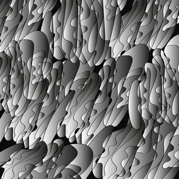 Abstrakter Hintergrund Vektorillustration Modernes Muster Schwarz Weiße Abstrakte Textur — Stockvektor
