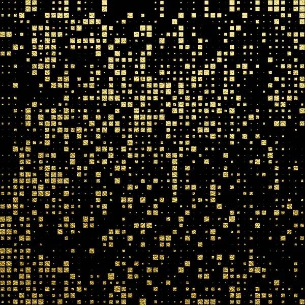 Textura Dorada Brillante Patrón Metálico Fondo Oro Abstracto — Vector de stock