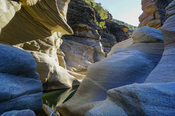 Tasyaran Valley Natuurpark Usak Turkije Water Uitgesleten Rotsen Miljoenen Jaren — Stockfoto