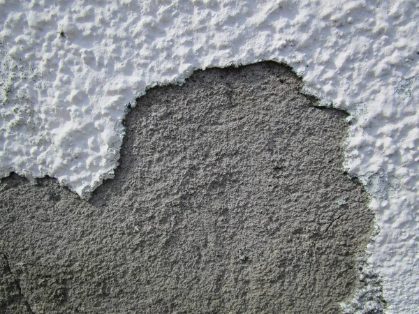 Old Whitewashed Plaster Coat Wall — Stock Photo, Image