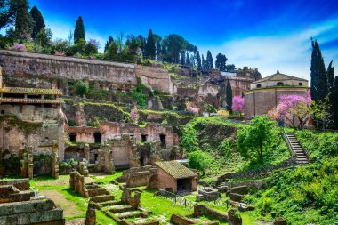 Roma, İtalya 'daki antik Roma harabeleri