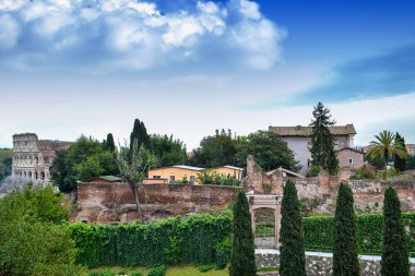 Roma, İtalya 'daki antik Roma harabeleri