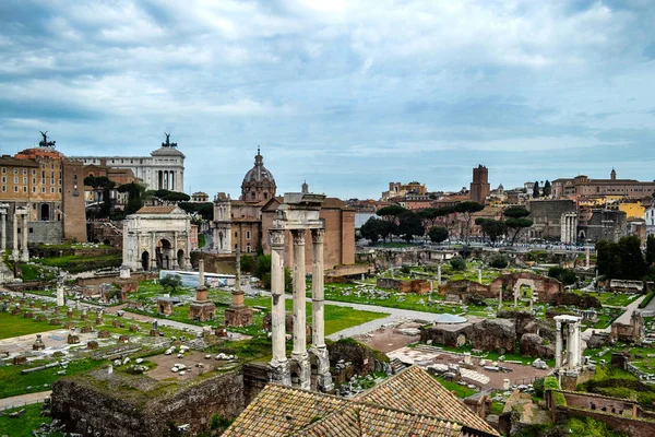 Ókori Római Romok Rómában Olaszországban — Stock Fotó