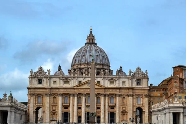 Rome Italy Vatican City Famous Saint Peter Square Vatican Aerial — Stock Photo, Image