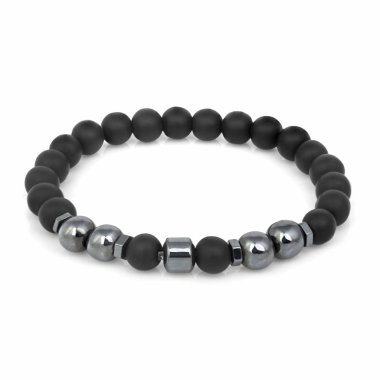 Beyaz arka plan üzerinde izole moda taş bilezik