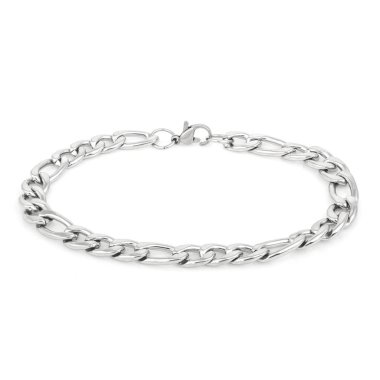 Beyaz arka plan üzerinde izole moda erkek bilezik