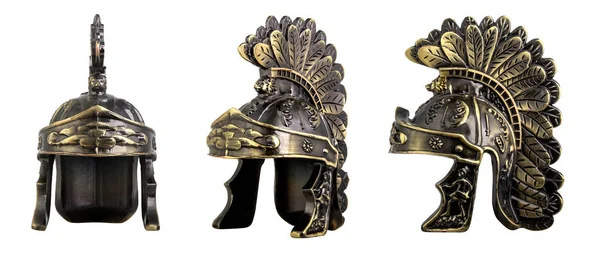 Roma kask üzerinde beyaz izole