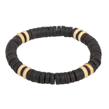 Beyaz izole moda erkek bilezik