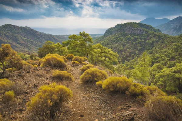 View Wild Mountain Landscape Turkey Lycian Way — Stock Photo, Image