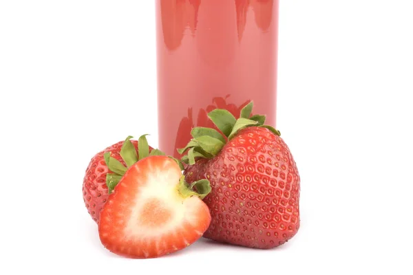 Fresh Fruit Juices White — Stock Photo, Image