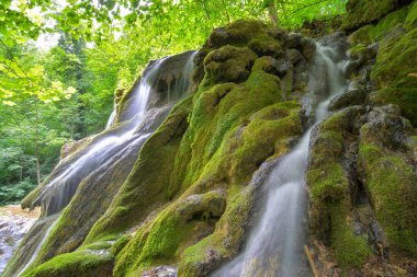 Cheile Nerei-Beusnita Ulusal Parkı 'nda Beusnita Şelalesi.