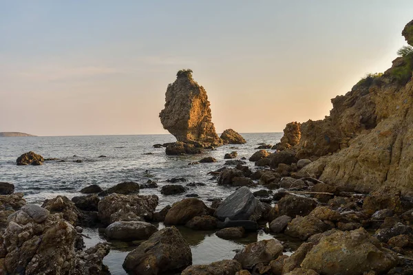 Pemandangan Laut Pantai Thassos Yunani — Stok Foto