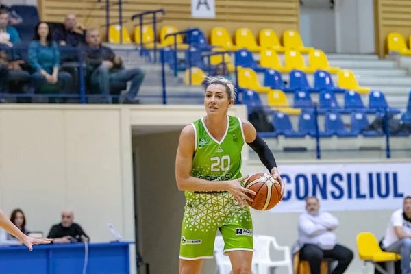 Brasov Rumania Noviembre 2020 Desconocido Jugador Baloncesto Whitted Durante Partido — Foto de Stock