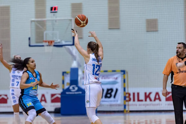 Brasov Rumania Noviembre 2019 Desconocido Jugador Baloncesto Whitted Game Csu — Foto de Stock