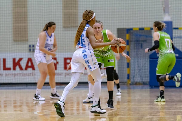 Brasov Rumania Noviembre 2020 Desconocido Jugador Baloncesto Whitted Durante Partido — Foto de Stock