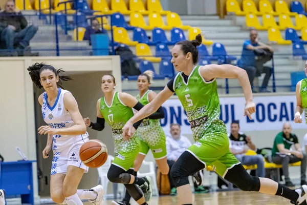 Brasov Rumania Noviembre 2020 Desconocido Jugador Baloncesto Whitted Durante Partido — Foto de Stock