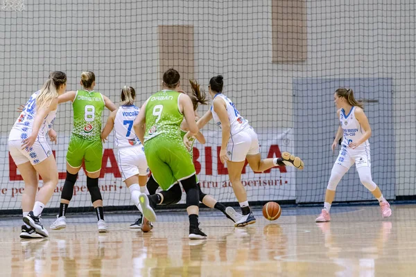 Brasov Rumania Noviembre 2020 Desconocido Jugador Baloncesto Whitted Durante Partido — Foto de Stock