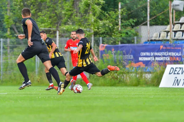 Brasov Roumanie Juin 2019 Joueur Football Inconnu Match Football Amical — Photo