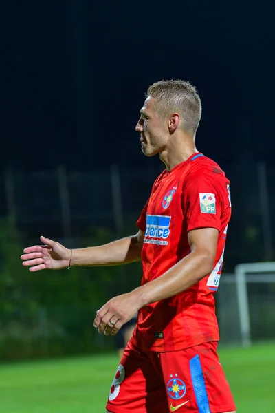 Brasov Romania Juni 2019 Okänd Fotbollsspelare Vänlig Fotbollsmatch Brasov Fcsb — Stockfoto