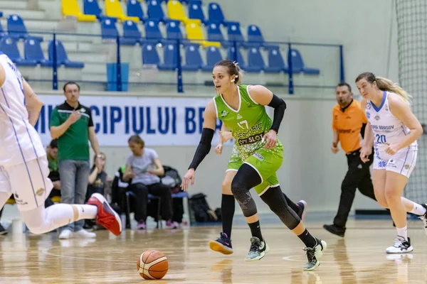 Brasov Rumania Noviembre 2020 Desconocido Jugador Baloncesto Whitted Durante Partido — Foto de Stock