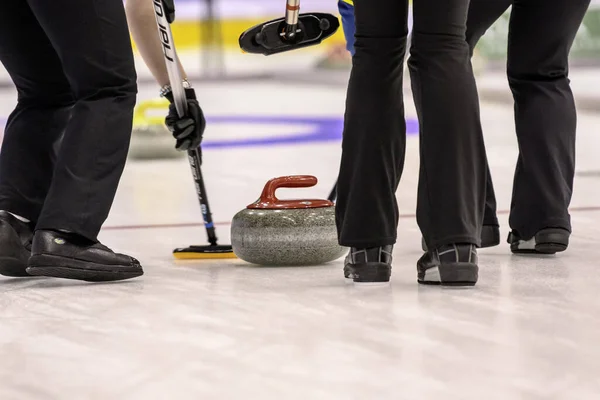Brasov Romania April 2019 Play Curling European Curling Championships Division — 스톡 사진
