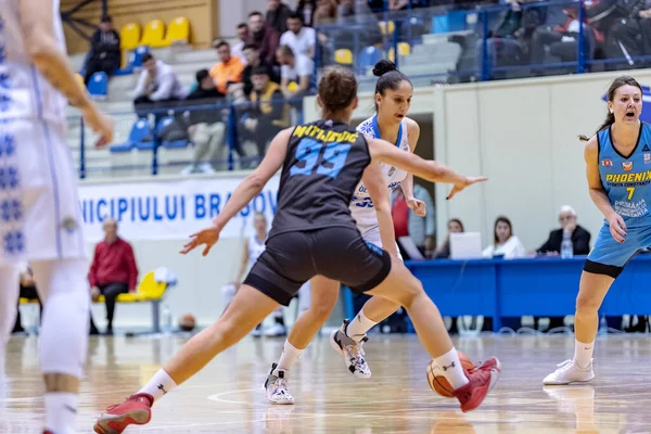 Brasov Rumania Noviembre 2019 Desconocido Jugador Baloncesto Whitted Game Csu — Foto de Stock