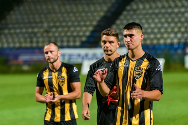 Brasov Romania Juni 2019 Okänd Fotbollsspelare Vänlig Fotbollsmatch Brasov Fcsb — Stockfoto