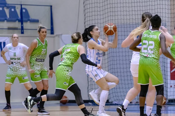 Brasov Rumania Noviembre 2020 Desconocido Jugador Baloncesto Whitted Durante Partido — Foto de Stock