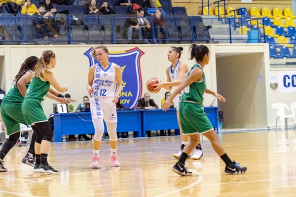 Brasov Rumania Diciembre 2019 Desconocido Jugador Baloncesto Whitted Game Csu — Foto de Stock