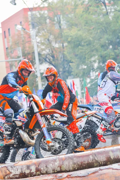 Sibiu Romania Julio Desconocida Competidora Red Bull Romaniacs Hard Enduro — Foto de Stock