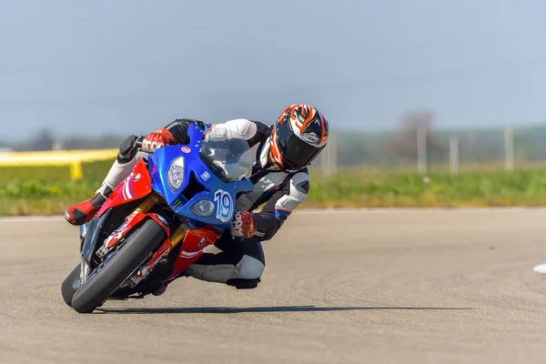 Motopark Romania Romania April 2017 Unknown Pilots Competing Bmu European — стоковое фото