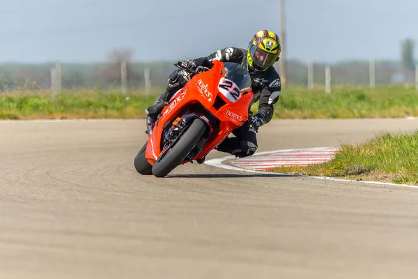 Motopark Roménia Roménia Abril 2017 Pilotos Desconhecidos Que Competem Bmu — Fotografia de Stock