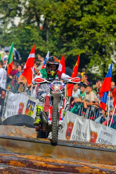 Sibiu Romania 7月28日 Red Bull Romaniacs Hard Enduro Rallyで知られていないライバル 世界で最も過酷なエンデューロ — ストック写真