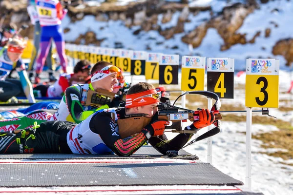 Cheile Gradistei Roamania January Unknown Competitor Ibu Youth Junior World — Stock Photo, Image