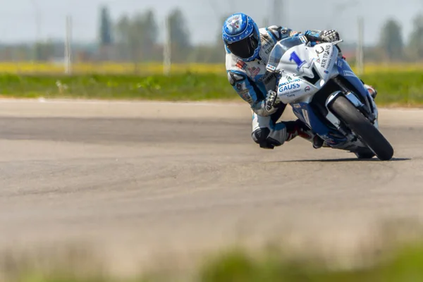 Motopark Rumania Rumania Abril 2017 Pilotos Desconocidos Compitiendo Bmu European — Foto de Stock