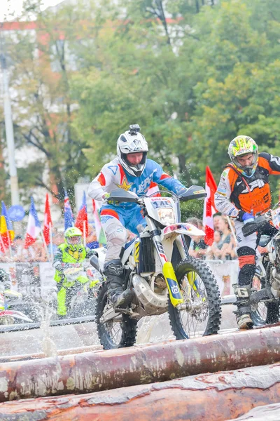 Sibiu Romania 7月28日 Red Bull Romaniacs Hard Enduro Rallyで知られていないライバル 世界で最も過酷なエンデューロ — ストック写真