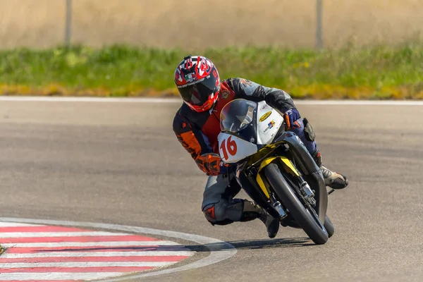 Motopark Romania Romania April 2017 Unknown Pilots Competing Bmu European — стоковое фото