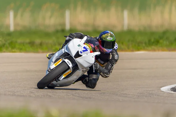 Motopark Romania Romania April 2017 Unknown Pilots Competing Bmu European — Stock Photo, Image