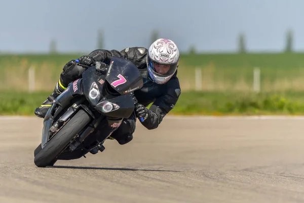 Motopark Roménia Roménia Abril 2017 Pilotos Desconhecidos Que Competem Bmu — Fotografia de Stock