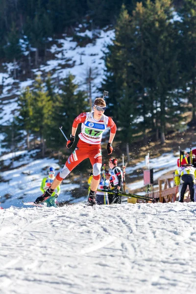 Cheile Gradistei Roamania Enero Desconocido Competidor Ibu Youth Junior World — Foto de Stock