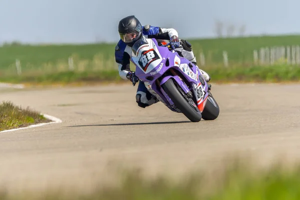 Motopark Rumania Rumania Abril 2017 Pilotos Desconocidos Compitiendo Bmu European — Foto de Stock