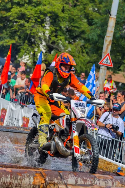 Sibiu Roménia Julho Competidor Desconhecido Red Bull Romaniacs Hard Enduro — Fotografia de Stock