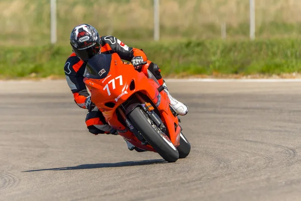 Motopark Roménia Roménia Abril 2017 Pilotos Desconhecidos Que Competem Bmu — Fotografia de Stock