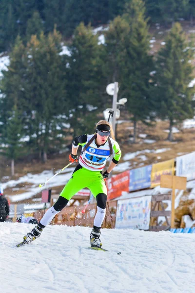 Cheile Gradistei Roamania Ιανουαρίου Άγνωστος Ανταγωνιστής Στο Παγκόσμιο Πρωτάθλημα Νέων — Φωτογραφία Αρχείου