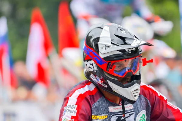 Sibiu Romania 7月28日 Red Bull Romaniacs Hard Enduro Rallyで知られていないライバル 世界で最も過酷なエンデューロ — ストック写真